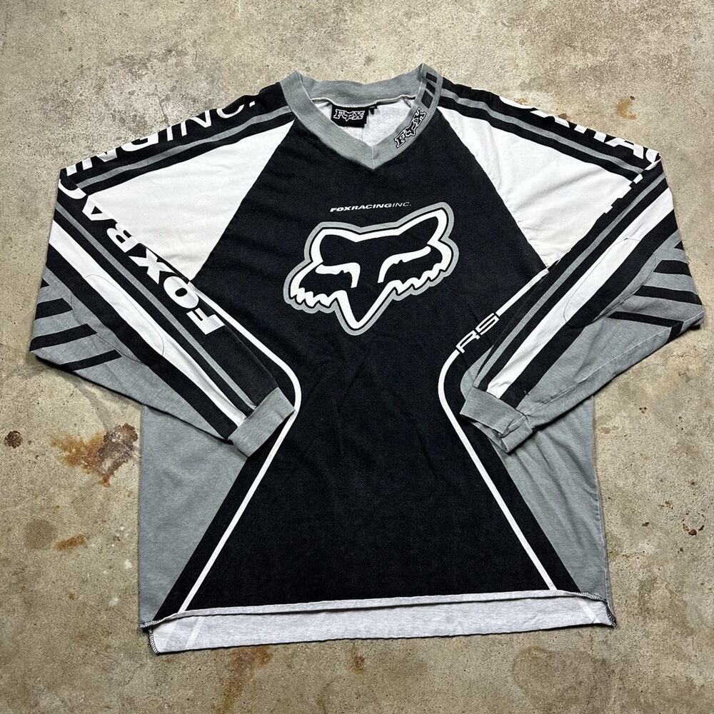 VTG Fox Racing RS Motocross Dirt Bike Long Sleeve Jersey Size XXL